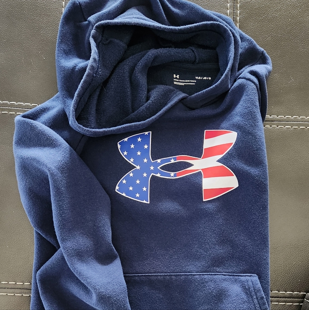 Youth Boys Under Armour M Cotton Hoodie